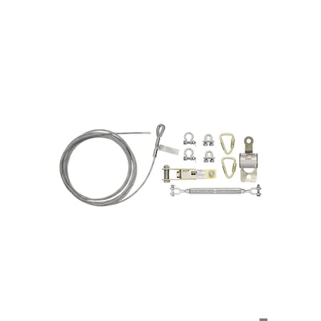 Falltech 60Ft STEELGRIP TEMP CABLE HLL, WITH 620060